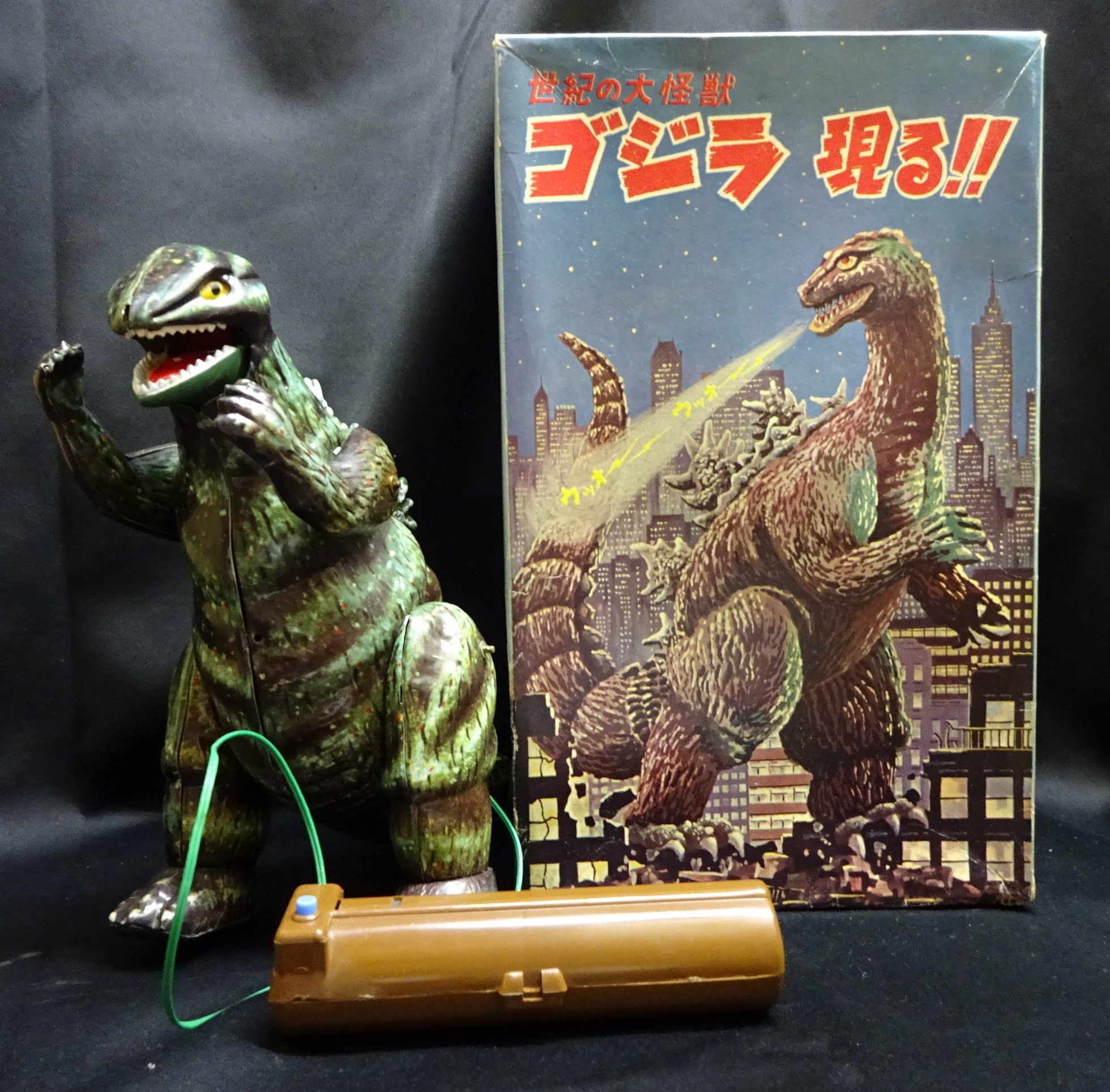 超特価格安ゴジラ　GODZILLA ブリキ玩具　電動リモコン歩行 特撮