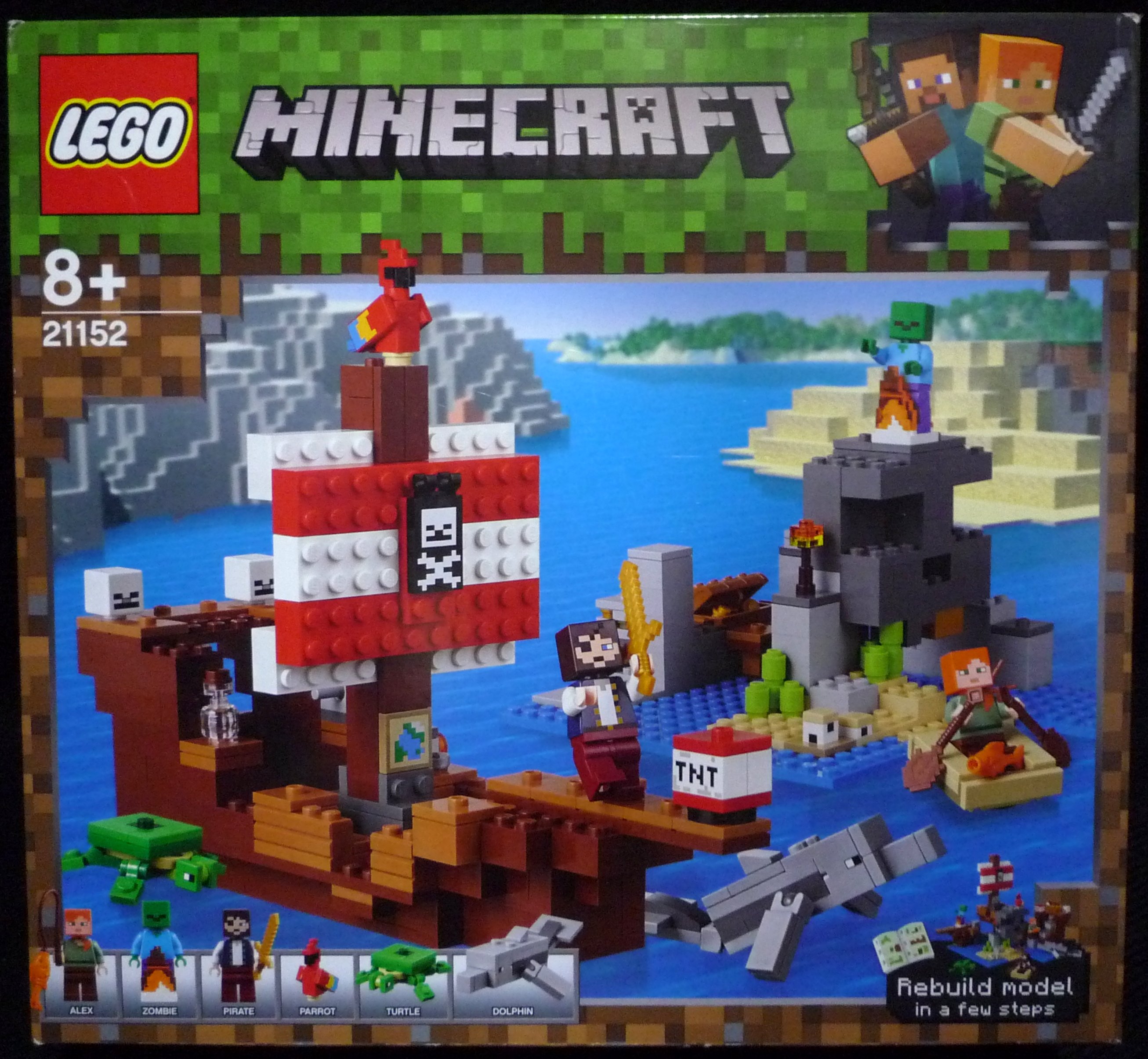 Lego Lego マインクラフト 海賊船の冒険 まんだらけ Mandarake