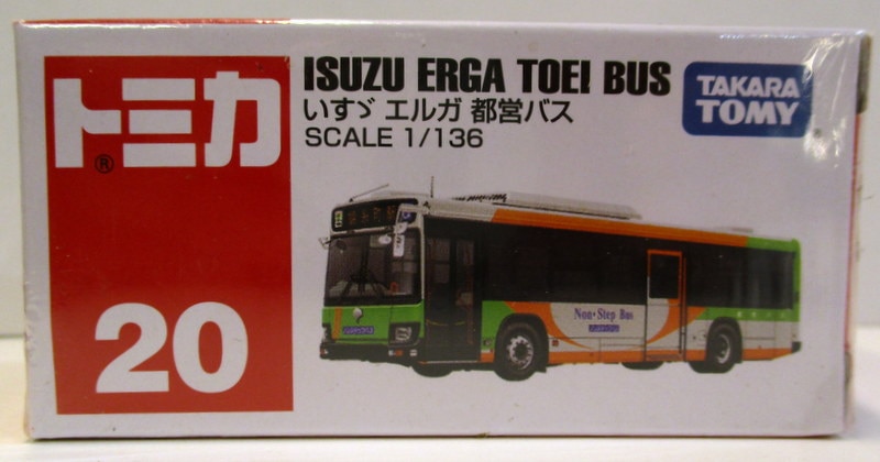 タカラトミー トミカ No．20 いすゞ エルガ 都営バス箱 - ミニカー