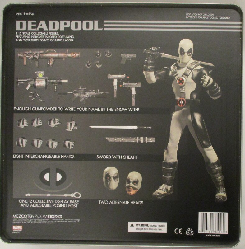 MEZCO ONE 12 COLLECTIVE DEADPOOL (X-FORCE) / PX PREVIEWS EXCLUSIVE