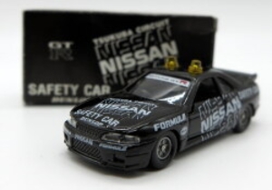 トミカ/日本製 アイアイアド特注 GT-R TSUKUBA CIRCUIT SAFETYCAR/黒メタ/NISSANタンポ