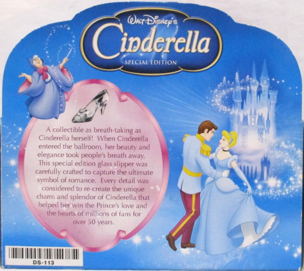 MASTER REPLICAS CINDERELLA SHOWCASE COLLECTION GLASS SLIPPER
