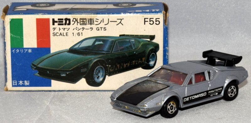 青箱 トミカ No.F55 デトマソ パンテーラ GTS (日本製)
