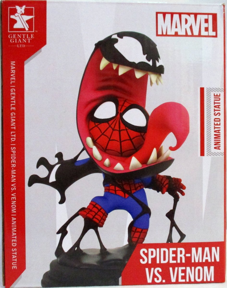 Gentle Giant MARVEL ANIMATED STATUE SPIDER-MAN VS VENOM