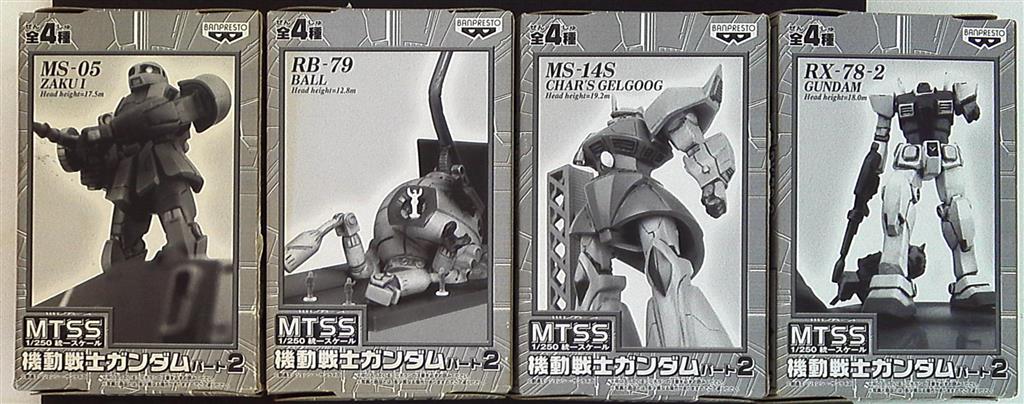 MTSS 1/250 統一スケール 機動戦士ガンダム パート3 全4種-