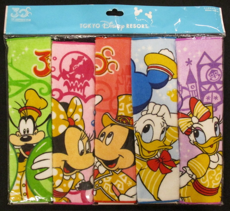 東京ディズニーリゾート ミニタオルセット 30ｔｈ The Happiness Year まんだらけ Mandarake