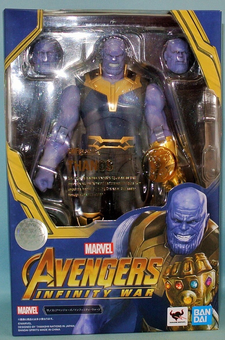Anime S.H.Figuarts SHF Avengers Infinity War Thanos Action Figure New Toy Box 