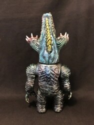 SKULL HEAD BUTT KARZ WORKS mutant mouth opening second black