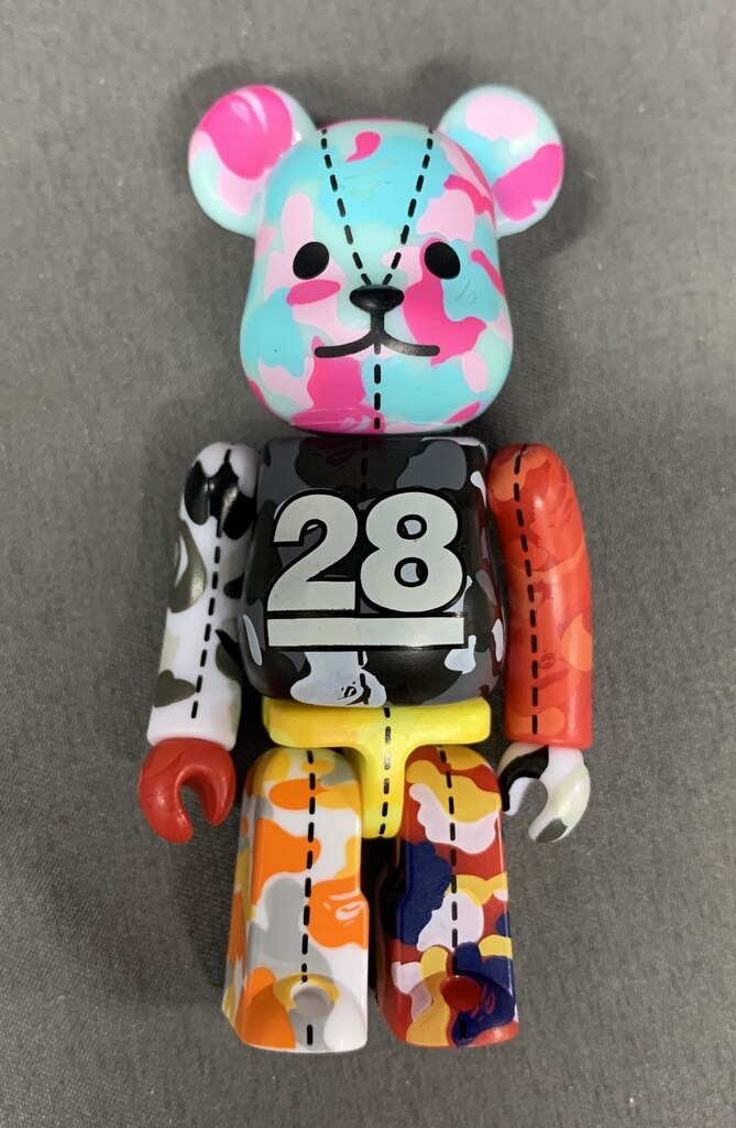 MEDICOMTOY BE@RBRICK A BATHING APE 28TH ANNIVERSARY BAPE(R) CAMO ...