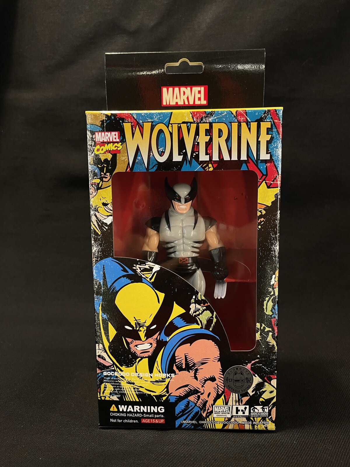 MARVEL×HKDSTOY×ゴッコ堂 ウルヴァリン WOLVERINE YELLOW/BLUE