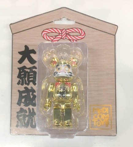 BE@RBRICK 達磨 合格 金メッキ 4体セット-