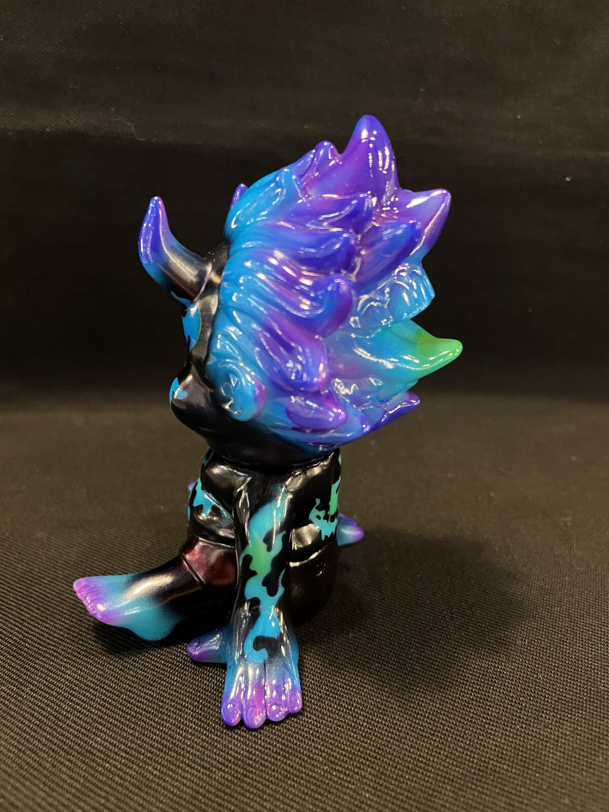 SOFT VINYL TOY JELLY ROGER Edward M Drake Glow in The Dark / blue