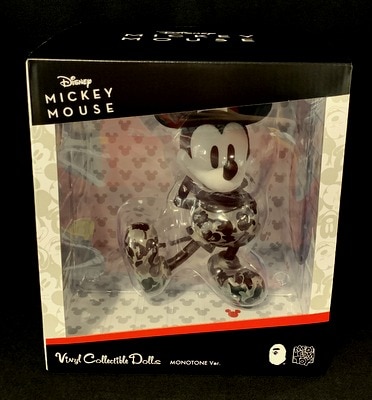 MediCom Toy VCD BAPE (R) MICKEY MOUSE MONOTONE Ver. | Mandarake