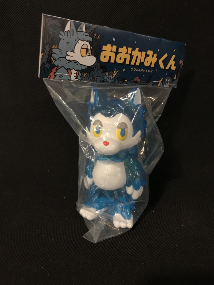 新品】おおかみくん GAME COLOR BLUE あらいきりこ ソフビ-