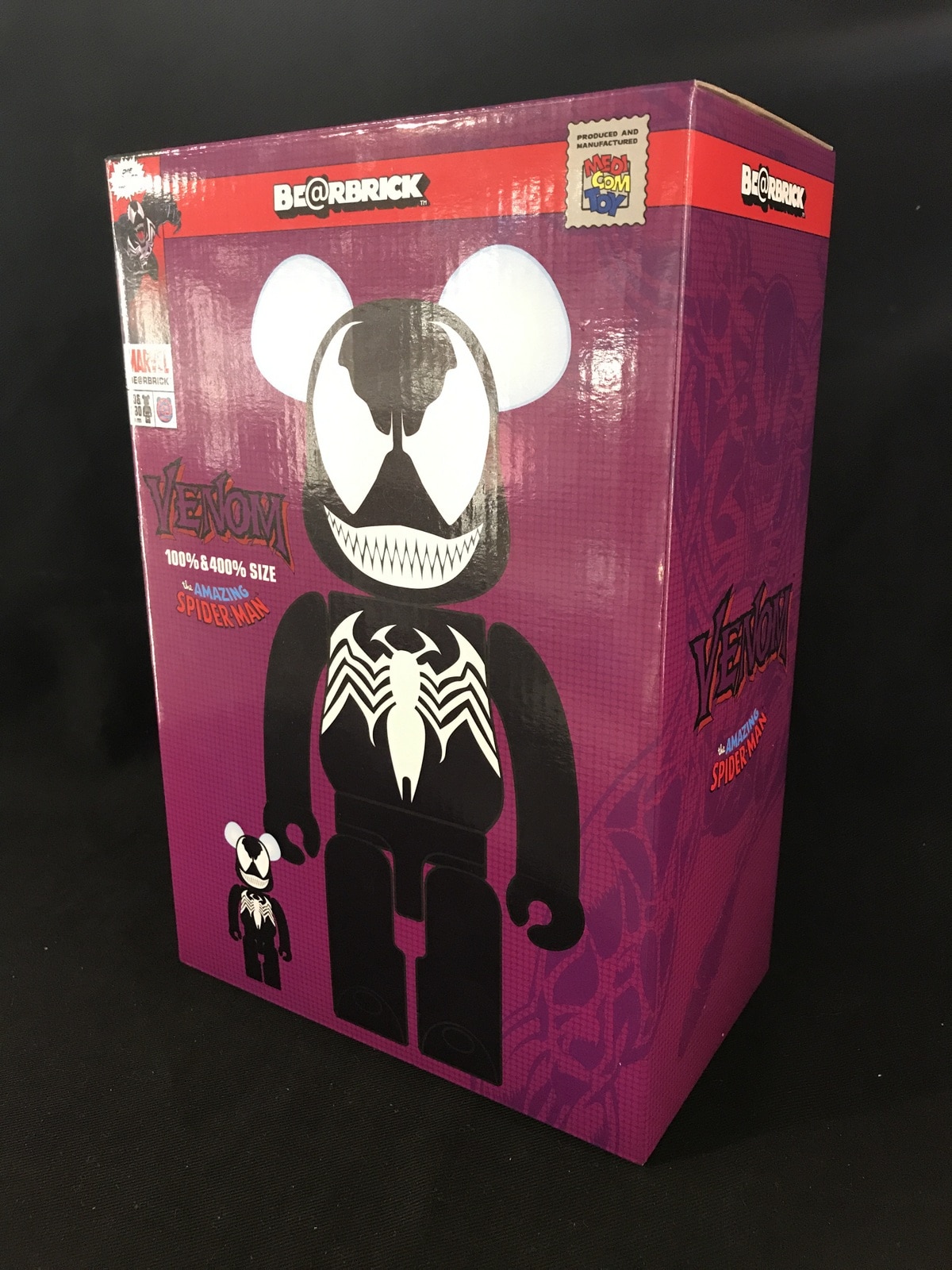 MediCom Toy Be@rbrick (Bearbrick) MARVEL VENOM Bearbrick (Be