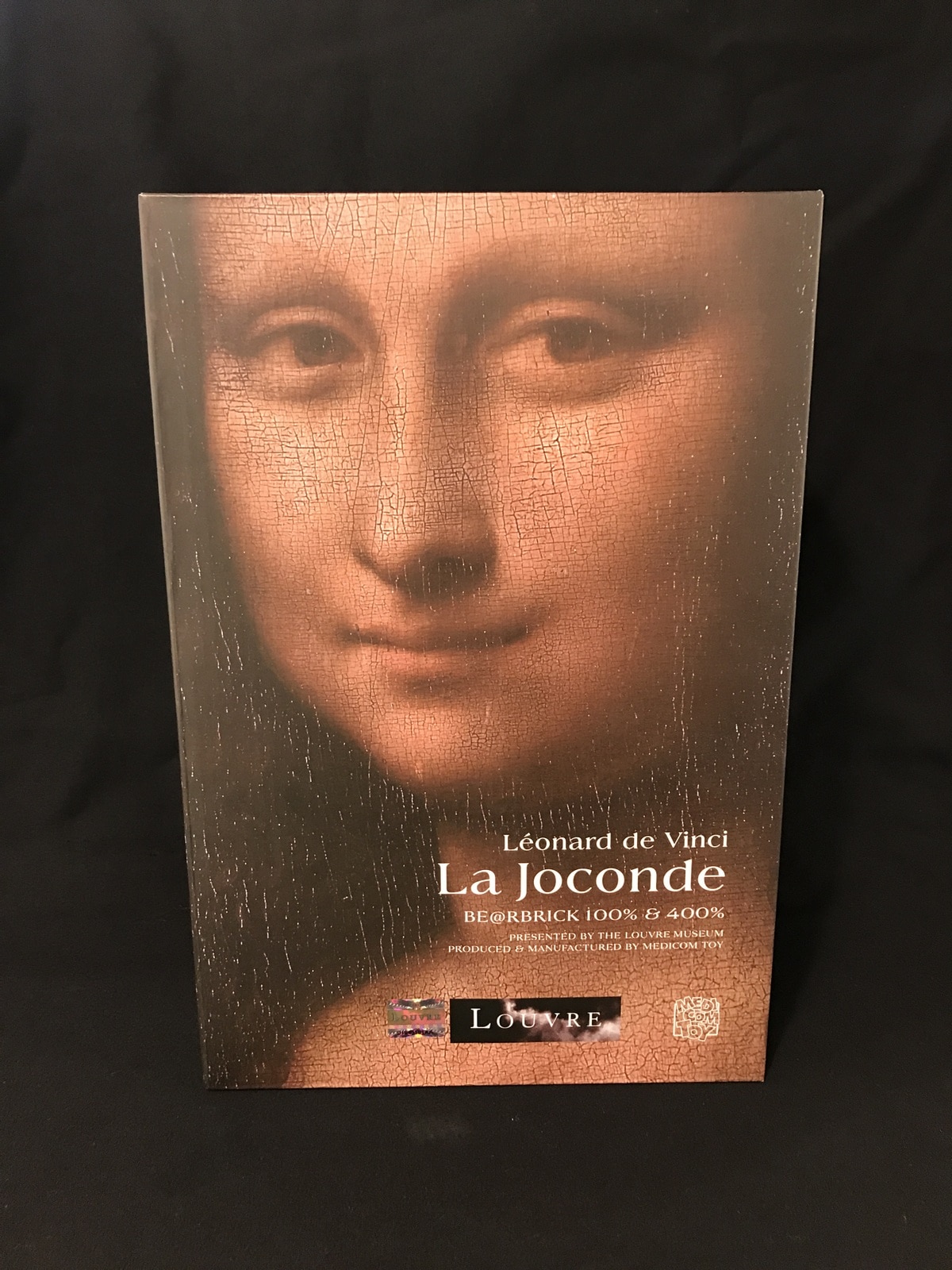 MEDICOMTOY BE@RBRICK Louvre Museum LEONARD DA VINCHI Mona Lisa 100