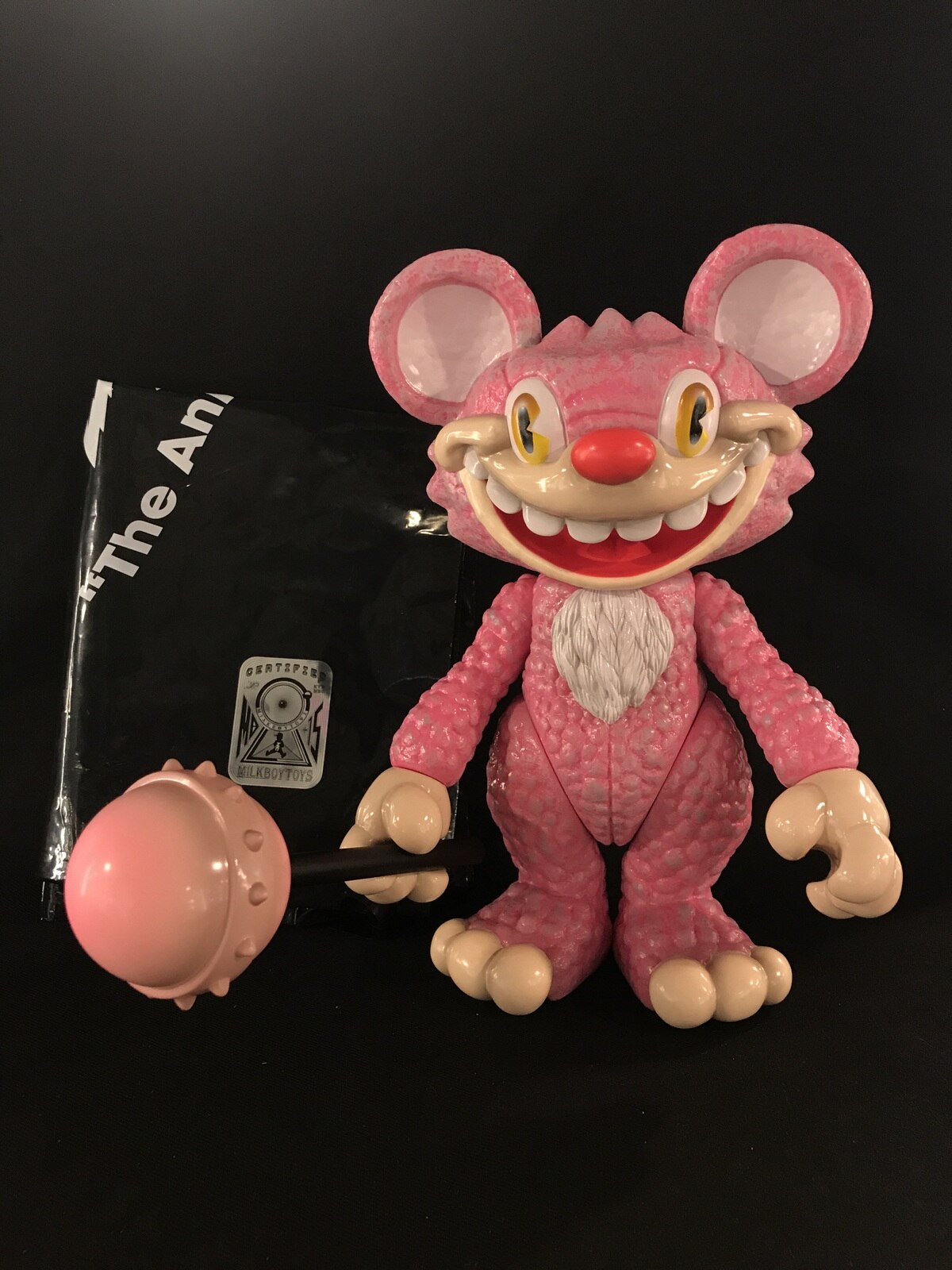 JPX TOYS x MILKBOYTOYS IT BEAR The Animated PINK IT BEAR