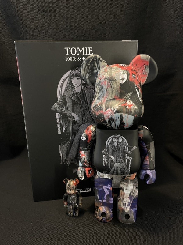 MEDICOMTOY BE@RBRICKベアブリック 伊藤潤二 S'YTE×Junji Ito TOMIE