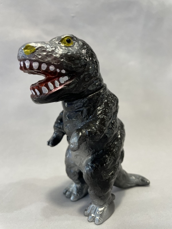 ぶたのはな ソフト焼き玩具 ミニ恐竜シリーズ ゴルゴサウルス グレー 