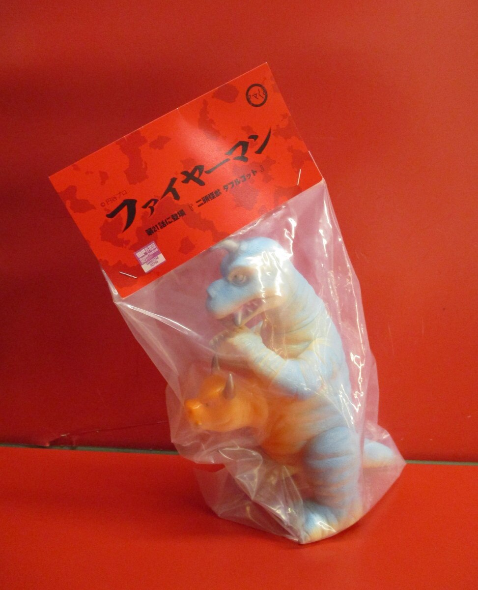 アマくま 二頭怪獣 ダブルゴット 肌色成型/青/オレンジ/銀塗装
