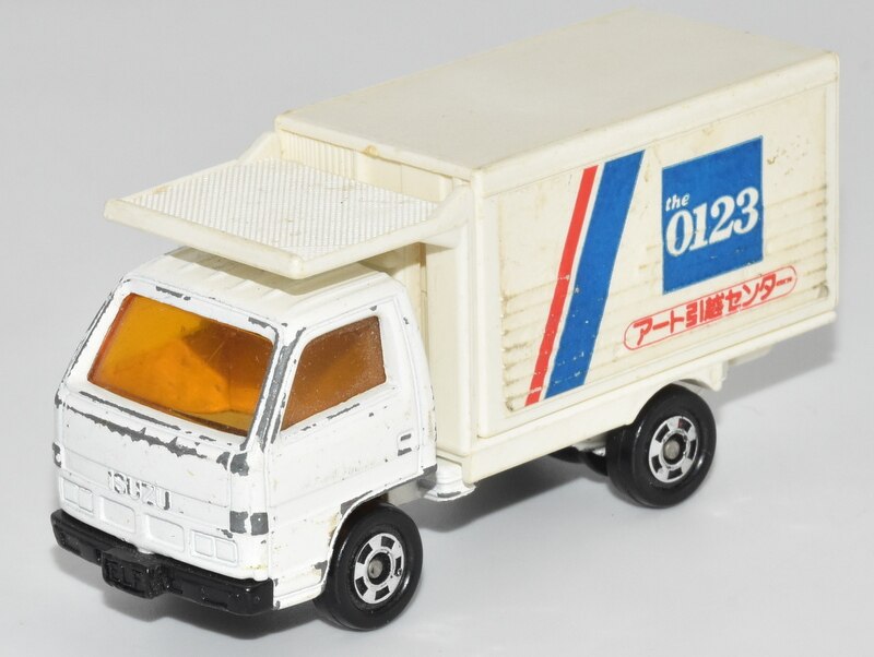 トミー トミカ/日本製 いすず エルフ 引越トラック the0123 アーム黒