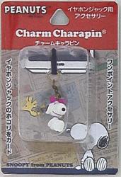 Accessory charm character pin for earphone jack