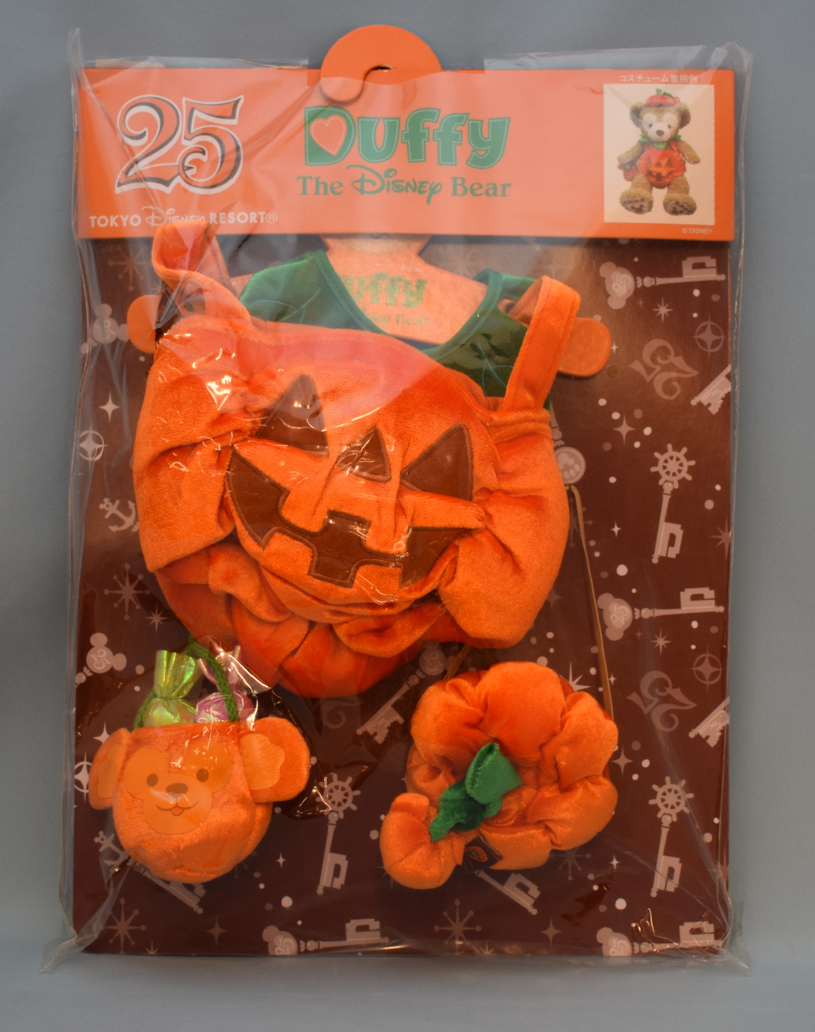 東京ディズニーリゾート Sサイズ用コスチューム ダッフィー ダッフィー 25周年 ハロウィン かぼちゃ まんだらけ Mandarake