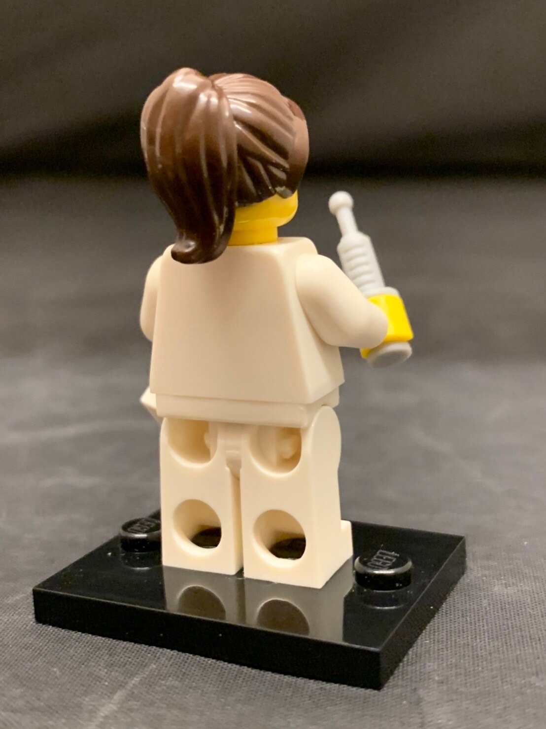 Lego figura sammelfigur serie 1 Nurse enfermera con jeringa col011 8683 