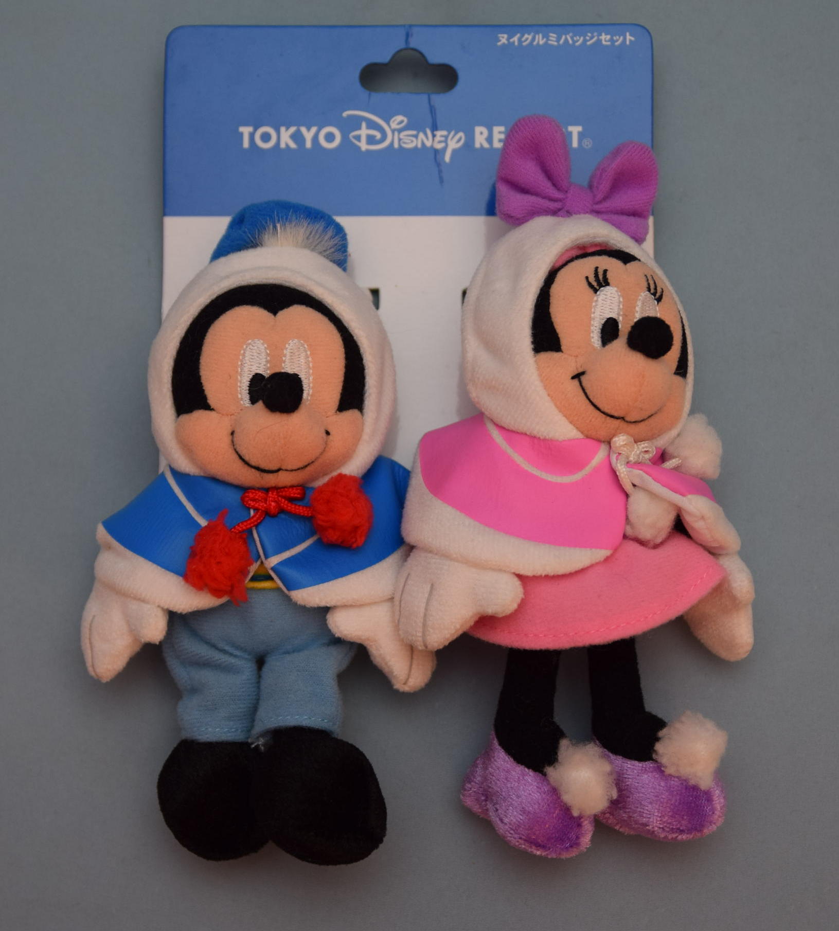 東京ディズニーリゾート ぬいぐるみバッジセット ミッキー&ミニー