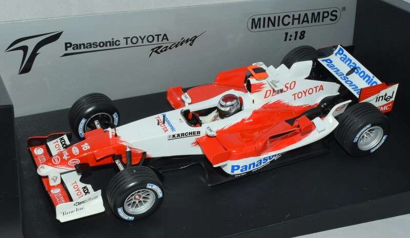 Paul's ModelArt 1/18 MINICHAMPS 100050016 Panasonic Toyota Racing