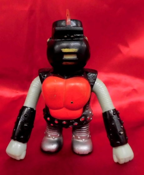 ポピー ロボットがっこう ロボデキ ソフビ　がんばれロボコン　黒成型