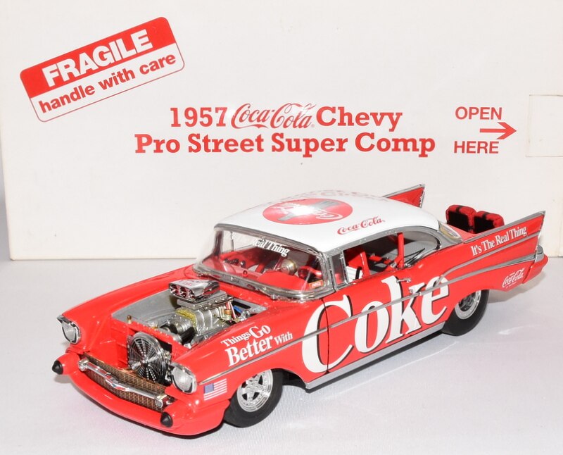 Danbury Mint 1/24 DM1620002 1957 Coca Cola Chevy Pro Street Super