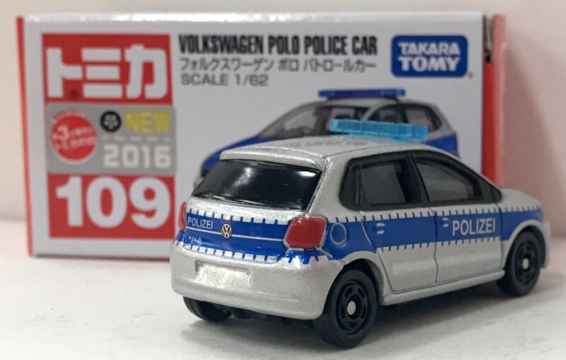 Tomica No.109 Volkswagen Polo blister Miniature Car Takara Tomy