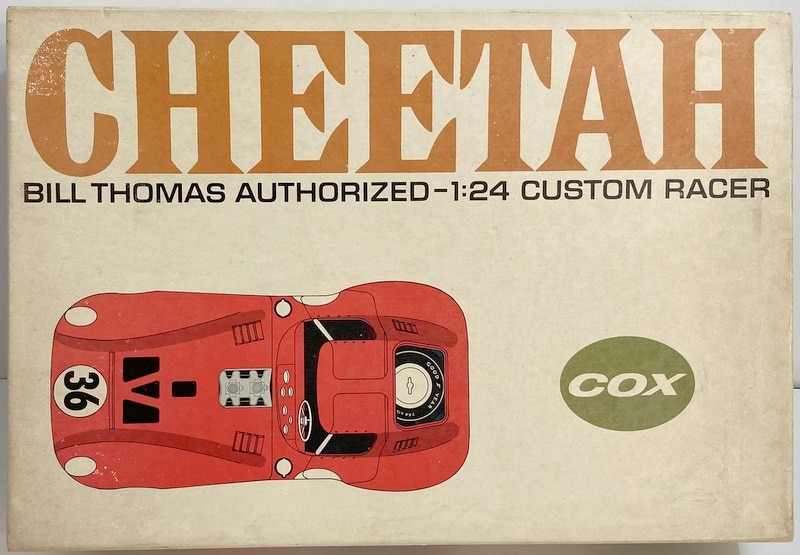 COX 1/24CUSTOM RACER SIDEWINDER CHEETAH BILL THOMAS with X 