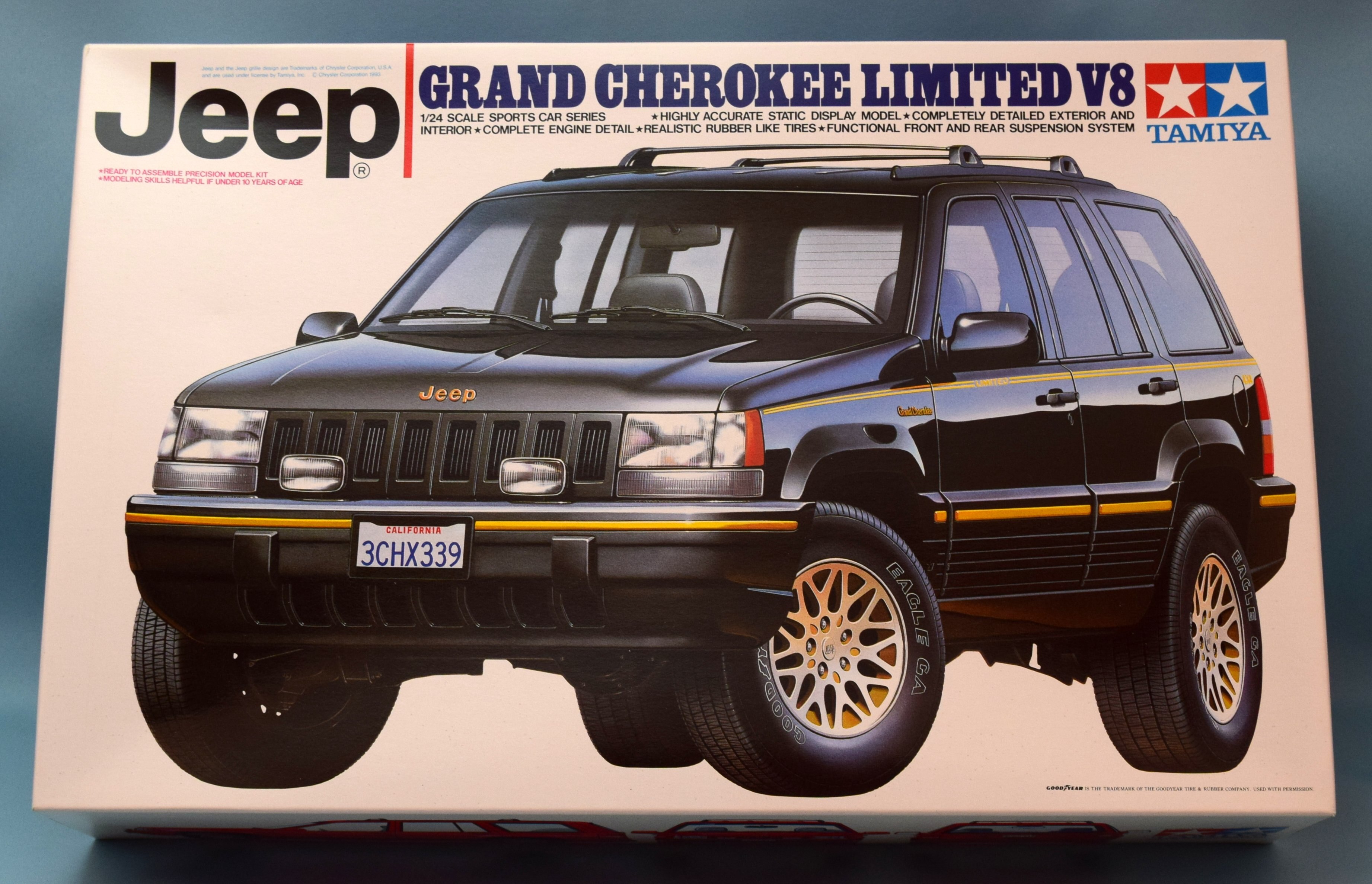 タミヤ 1/24 海外版 Jeep GRAND CHEROKEE LIMITED V8 24127