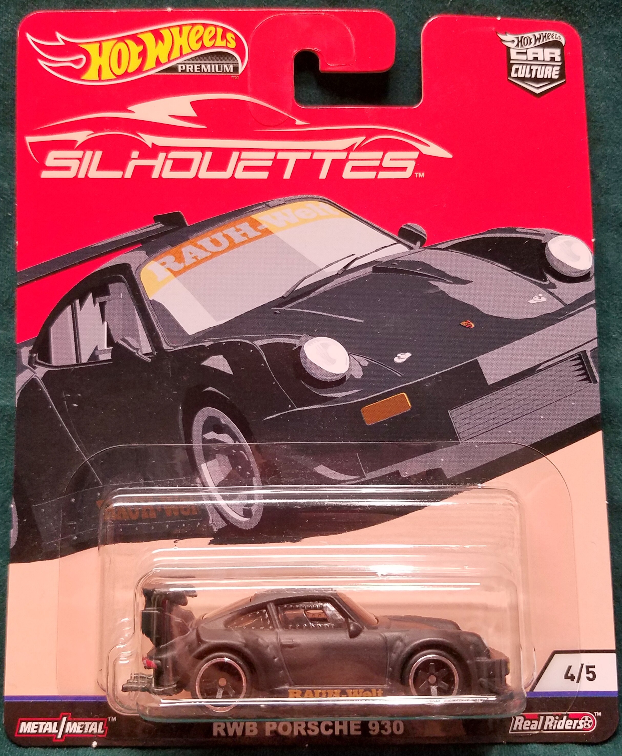 hot wheels silhouette porsche