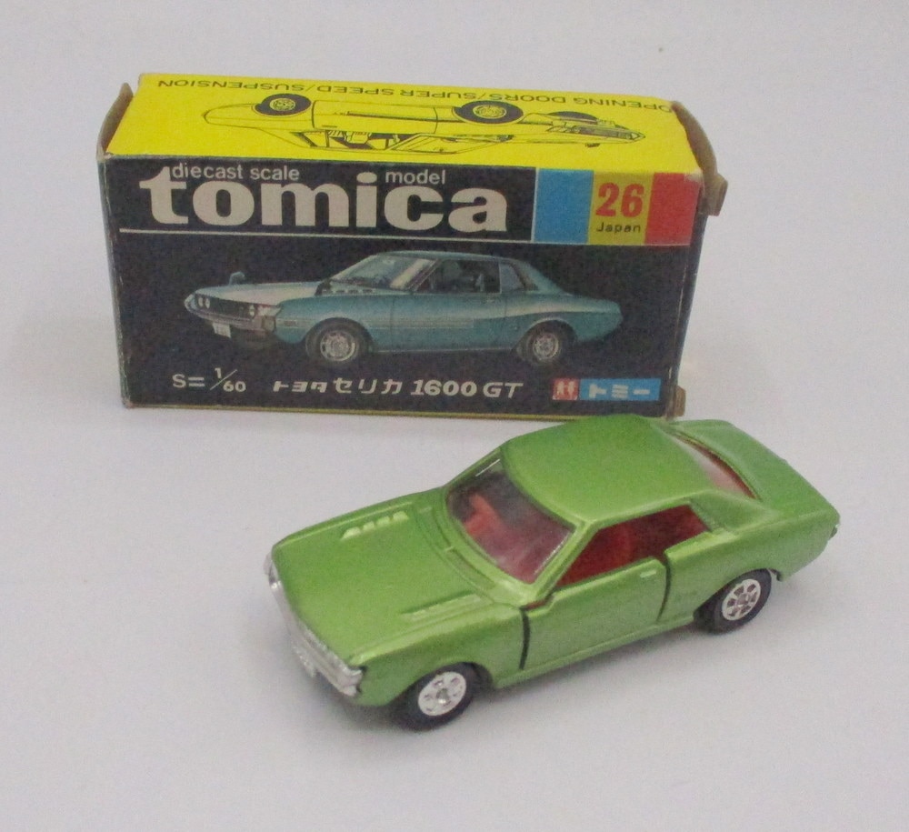 □ トミカ 黒箱 NO.26 トヨタ セリカ 1600 GT 緑 □ グリーン 
