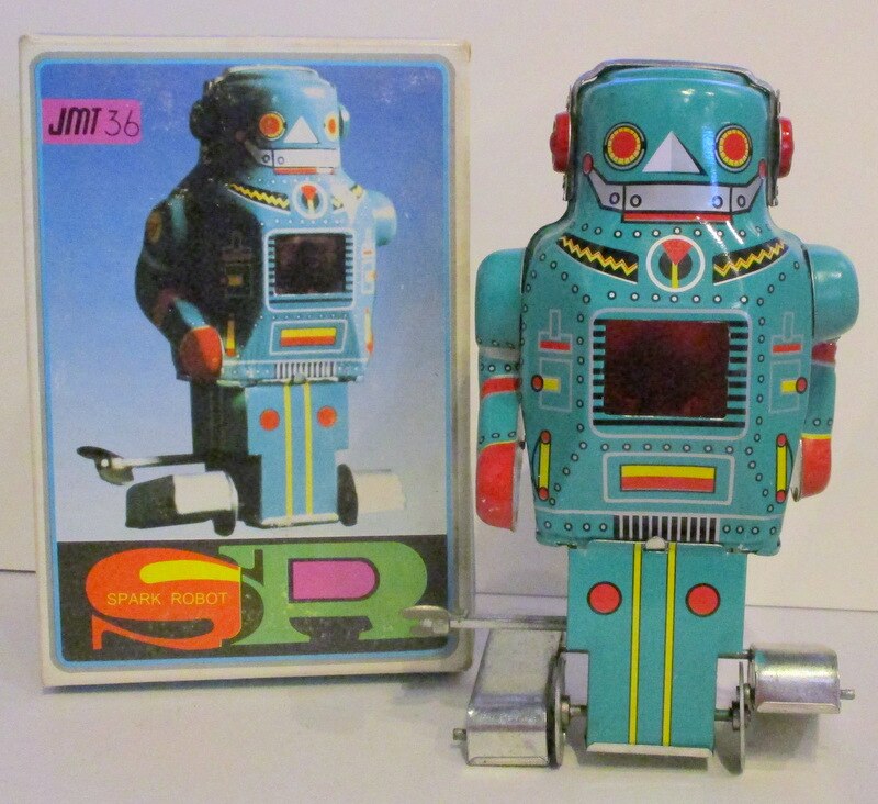 JMT36 ゼンマイブリキ スパークロボット | まんだらけ Mandarake