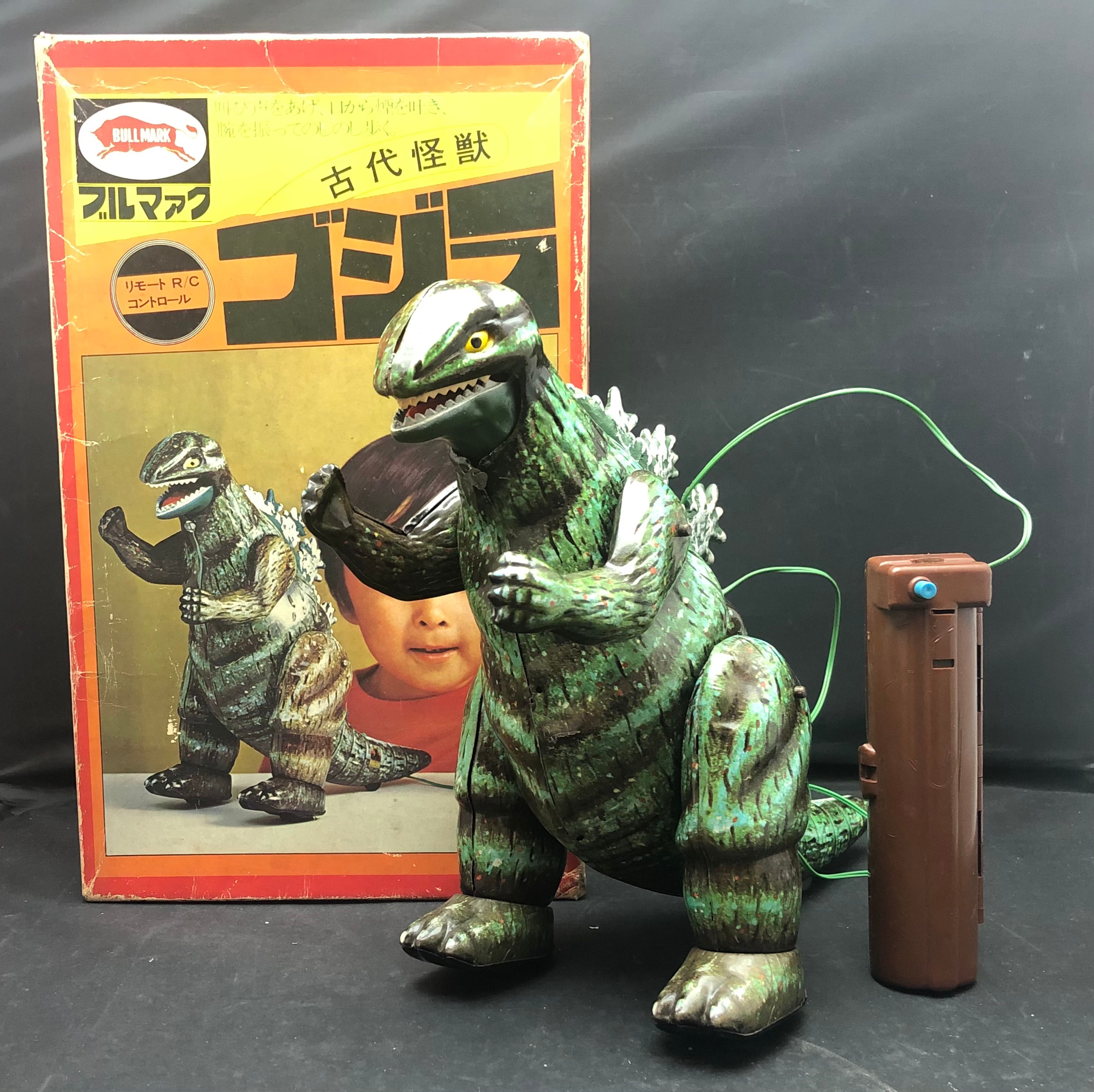 1970年代 ゴジラBULLMARK ブルマァク ブリキ フィギュア 古代怪獣