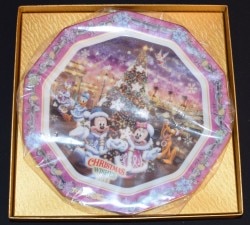 東京ディズニーリゾート 絵皿 クリスマス2014