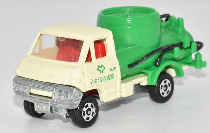 トミー トミカ黒箱日本製 トヨタ ダイナ バキュームカー/グリーン