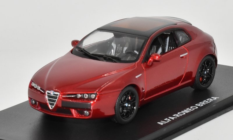 Racing43 1/43 Alfa Brera レッド 完成品 - ミニカー