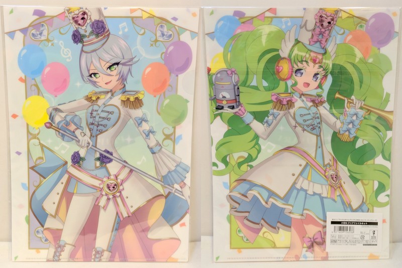 Team Entertainment Marukuji Idol Time Pripara Yume ☆ Waku Marching Outfit Koji-02 Clear File Set Hibiki & Faruru