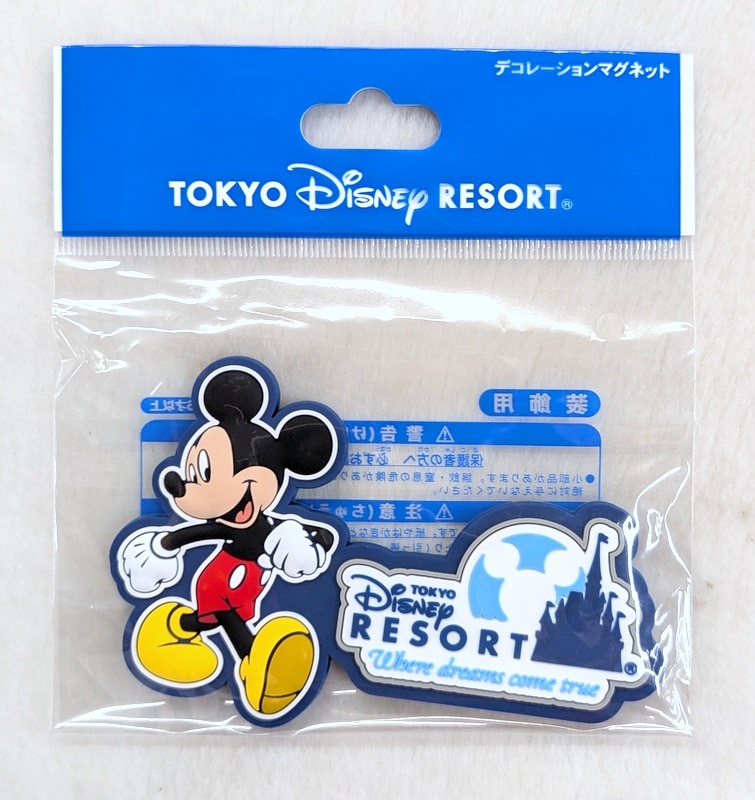 東京ディズニーリゾート デコレーションマグネット ミッキー&DISNEY RESORT ロゴ