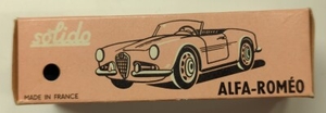 ダイキャスト ALFA ROMEO GIULIETTA-SPIDER/BLUE 106