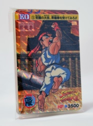 Street Fighter II V Carddass 42 Cards Complete Set Bandai 1995 Japan