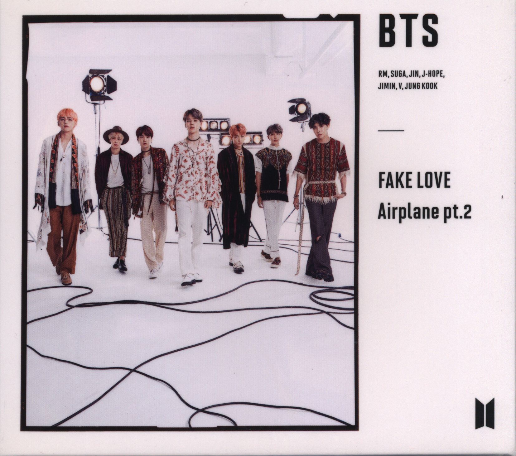 mandarake | bts fake love / airplane pt.2 4 form set