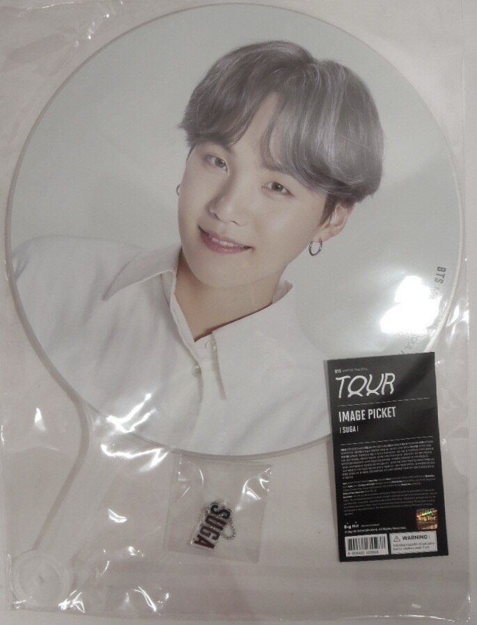 BTS SUGA うちわ 公式グッズ MAP OF THE SOUL TOUR - K-POP