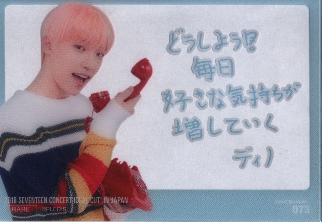 SEVENTEEN ideal cut in japan トレカ SEVENTEEN 2018 Ideal Cut in