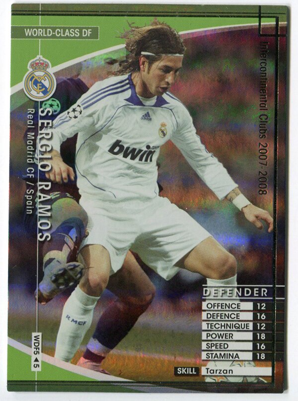 Sega WCCF WCCF07-08 ☆ Sergio Ramos (07-08 / WDF) WDF5 | Mandarake 
